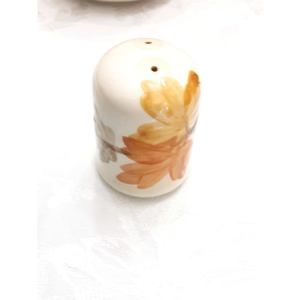 Franciscan October Single Salt Or Pepper Shaker Fall Autumn Leaves Vintage USA